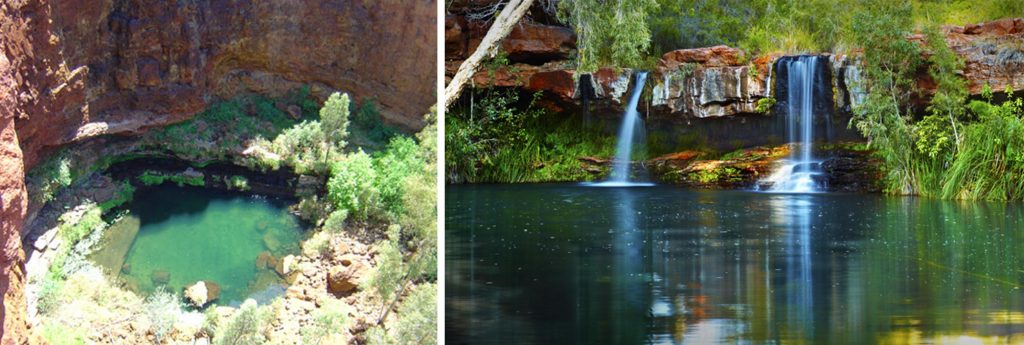 Circular Pool et Fern Pool à Karijini National Park