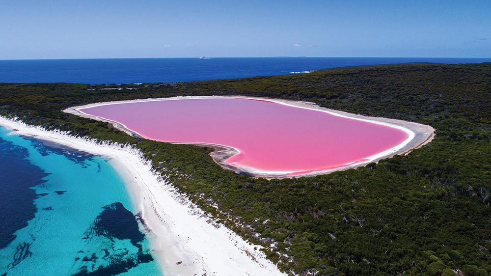 lacs roses hillier australie