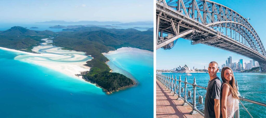 Couple voyage cĂŽte Est Australienne