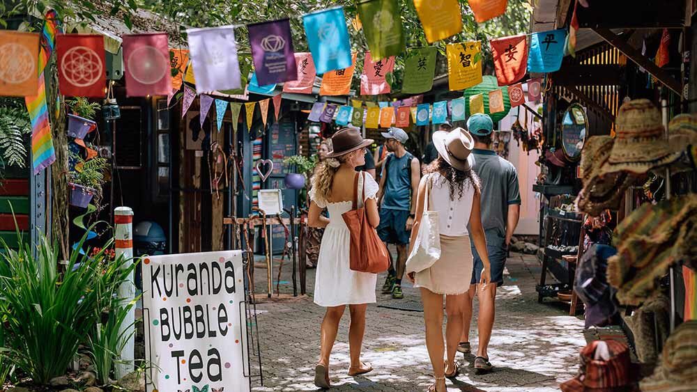 visiter kuranda marchés artisanaux
