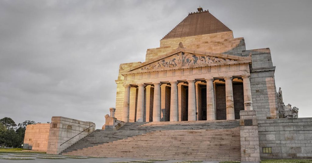 shine of remembrance Melbourne incontournables